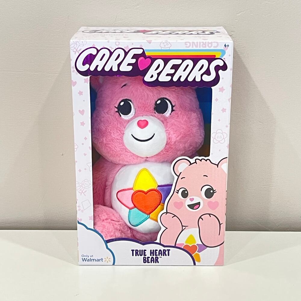 NIB Care Bears 14" Plush - True Heart Bear - Soft Huggable Material!